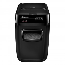 Уничтожитель (шредер) FELLOWES AUTOMAX 200C, 4 уровень секретности, фрагменты 4х38 мм, 200 листов, корзина 32 литра, FS-465, FS-46536