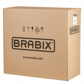 Кресло BRABIX "Top MG-333", с подлокотниками, кожзам, черное, 532553