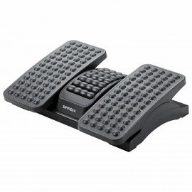 Подставка для ног BRABIX "Ultra 5" 43*32 см, массажер, регулировка угла наклона, 2 платформы, 533040