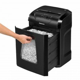 Уничтожитель (шредер) FELLOWES POWERSHRED 12C, 4 уровень секретности, фрагменты 4х40мм, 12лст., 18л, FS-71201