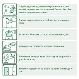 Сменный баллон 250 мл, AIRWICK "Нежность шелка и лилии", для автоматических освежителей, универсальный