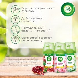 Сменный баллон 250 мл, AIRWICK LifeScents "Волшебный сад", для автоматических освежителей, универсальный