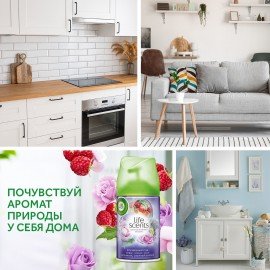 Сменный баллон 250 мл, AIRWICK LifeScents "Волшебный сад", для автоматических освежителей, универсальный