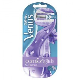 Бритва GILLETTE VENUS (Жиллет Винес) "Breeze" с 2 сменными кассетами, для женщин