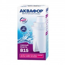 Сменная кассета АКВАФОР "В15 Стандарт", для фильтров АКВАФОР, 203050