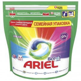 Капсулы для стирки белья 45 шт. ARIEL (Ариэль) "Color", 8001841456089