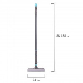 Окномойка вращающаяся со сгоном, телескопическая ручка 88-138 см, ширина 24 см, LAIMA HOME, 606802