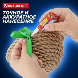 Клей моментальный Суперклей 5 шт. по 3 г + "Антиклей" в подарок, BRAUBERG EXTRA, 608107