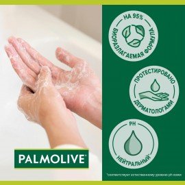 Мыло жидкое 300 мл, PALMOLIVE НАТУРЭЛЬ "Олива и увлажняющее молочко", дозатор, 1763, 8693495017633