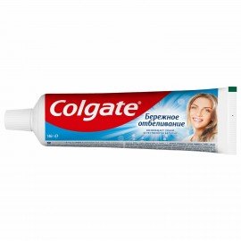 Зубная паста 100 мл COLGATE "Бережное отбеливание", с фторидом и кальцием, 7891024188279