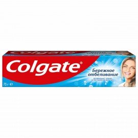 Зубная паста 50 мл COLGATE "Бережное отбеливание", с фторидом и кальцием, 7891024188262