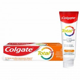 Зубная паста 100 мл COLGATE "Total", витамин С, с фторидом, 6920354832833