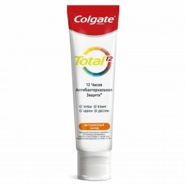 Зубная паста 100 мл COLGATE "Total", витамин С, с фторидом, 6920354832833