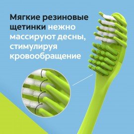 Зубная щетка НАБОР (1+1) COLGATE "Массажер", средней жесткости, FCN20845