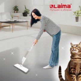 Насадки для швабры UltraSpray из микрофибры с объемным ворсом Аmbi-Clean 41x14см, 2шт, LAIMA, 609144