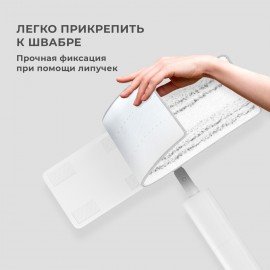 Насадки для швабры NeoSpray luxe из плотной микрофибры Т-Clean 38x12см, 2шт, LAIMA, 609148