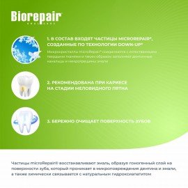 Зубная паста детская 75 мл BIOREPAIR JUNIOR MINT "Сладкая мята" ИТАЛИЯ, GA1732900