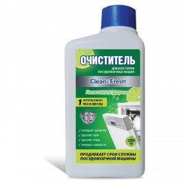 Очиститель для посудомоечных машин 250мл CLEAN&FRESH Лимонное дерево, ш/к 11083, Cd4m250lem