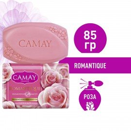 Мыло туалетное 85гр CAMAY "Французкая роза", ш/к 23605