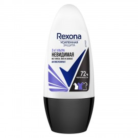 Антиперспирант шариковый 50мл REXONA "Ультра невидимая", нет пятен, ш/к 62738