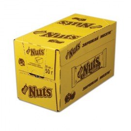 Шоколадный батончик NUTS, 50 г, 12266035