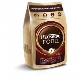 Кофе молотый в растворимом NESCAFE "Gold" 750 г, сублимированный, 12348310