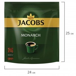 Кофе растворимый MONARCH Original, сублимированный, 500 г, мягкая упаковка, 8052130