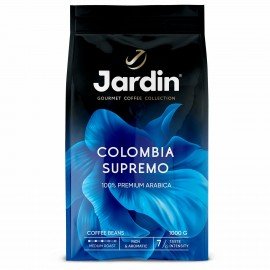 Кофе в зернах JARDIN "Colombia Supremo" 1 кг, арабика 100%, 0605-8