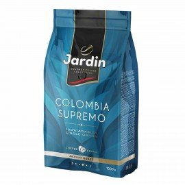 Кофе в зернах JARDIN "Colombia Supremo" 1 кг, арабика 100%, 0605-8