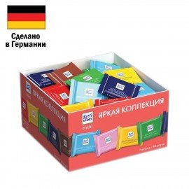 Шоколад порционный RITTER SPORT, набор 7 вкусов, 84 плитки по 16,7 г, R 484C