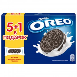 Печенье OREO (Орео) с какао и начинкой с ванильным вкусом, 228 г, 9001068