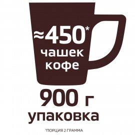 Кофе молотый в растворимом NESCAFE "Gold" 900 г, сублимированный, 12348493