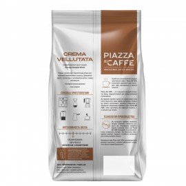 Кофе в зернах PIAZZA DEL CAFFE "Crema Vellutata" 1 кг, 1367-06