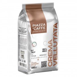 Кофе в зернах PIAZZA DEL CAFFE "Crema Vellutata" 1 кг, 1367-06