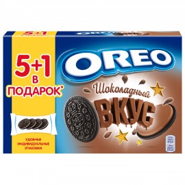 Печенье OREO (Орео) с какао и начинкой со вкусом шоколада, 228 г, 9001237