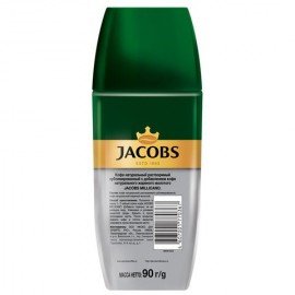 Кофе молотый в растворимом JACOBS "Millicano" 160 г, стеклянная банка, сублимированный, 8052510