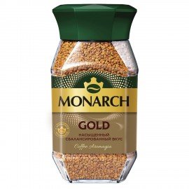 Кофе растворимый MONARCH "Gold" 190 г, стеклянная банка, сублимированный, 8051789