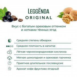 Кофе в зернах Poetti "Leggenda Original" 1 кг, 18001