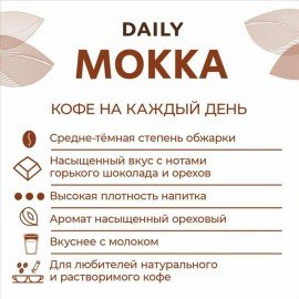 Кофе молотый Poetti "Mokka" 250 г, 18102