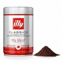 Кофе молотый ILLY "Classico" 250 г в жестяной банке, арабика 100%, ИТАЛИЯ, 43