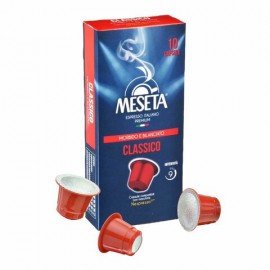 Кофе в капсулах MESETA "NCC Classico" ИТАЛИЯ, для кофемашин Nespresso, 10 порций, 11049