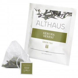 Чай ALTHAUS "Sencha Senpai" зеленый, 15 пирамидок по 2,75 г, ГЕРМАНИЯ, TALTHL-P00005