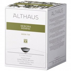 Чай ALTHAUS "Sencha Senpai" зеленый, 15 пирамидок по 2,75 г, ГЕРМАНИЯ, TALTHL-P00005