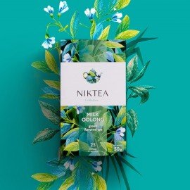 Чай NIKTEA "Milk Oolong" зеленый, 25 пакетиков в конвертах по 2 г, TALTHA-DP0059