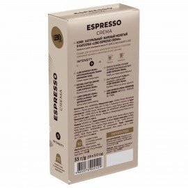 Кофе в капсулах LEBO "Espresso Crema" для кофемашин Nespresso, 10 порций