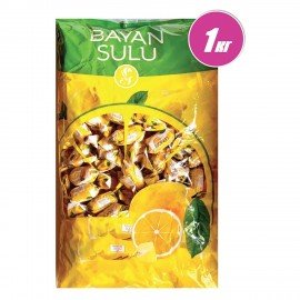 Карамель со вкусом лимона, с желейной начинкой, 1кг, BAYAN SULU, ш/к 47289, 1040000033