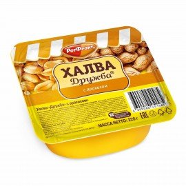 Халва РОТ ФРОНТ "Дружба" с арахисом, 220 г, РФ23672