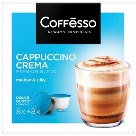 Кофе в капсулах COFFESSO "Cappuccino Crema" для кофемашин Dolce Gusto, 8 порций, 102150