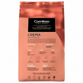 Кофе в зернах COFFESSO "Crema", 1 кг, 102486