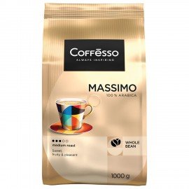 Кофе в зернах COFFESSO "Massimo" 100% арабика, 1 кг, 102488